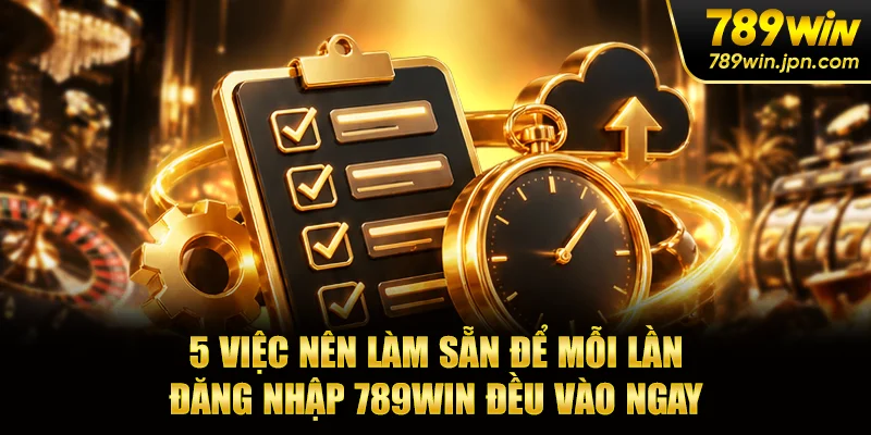 5 việc nên làm sẵn để mỗi lần đăng nhập 789win đều vào ngay